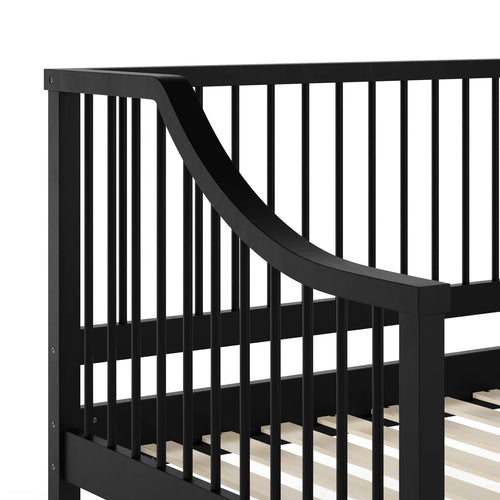 Martha Stewart Neely Wooden Platform Daybed With Spindles And Wood Slat Foundation