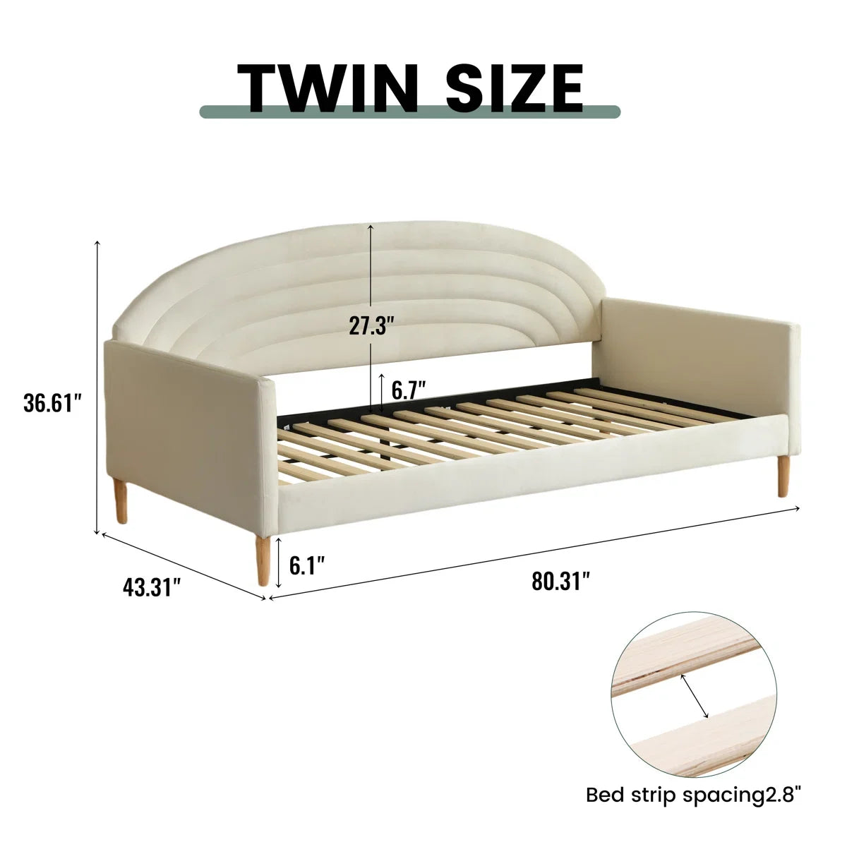 Orrin Upholstered Daybed